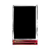 3D Crystal Rectangle Keepsake Portrait